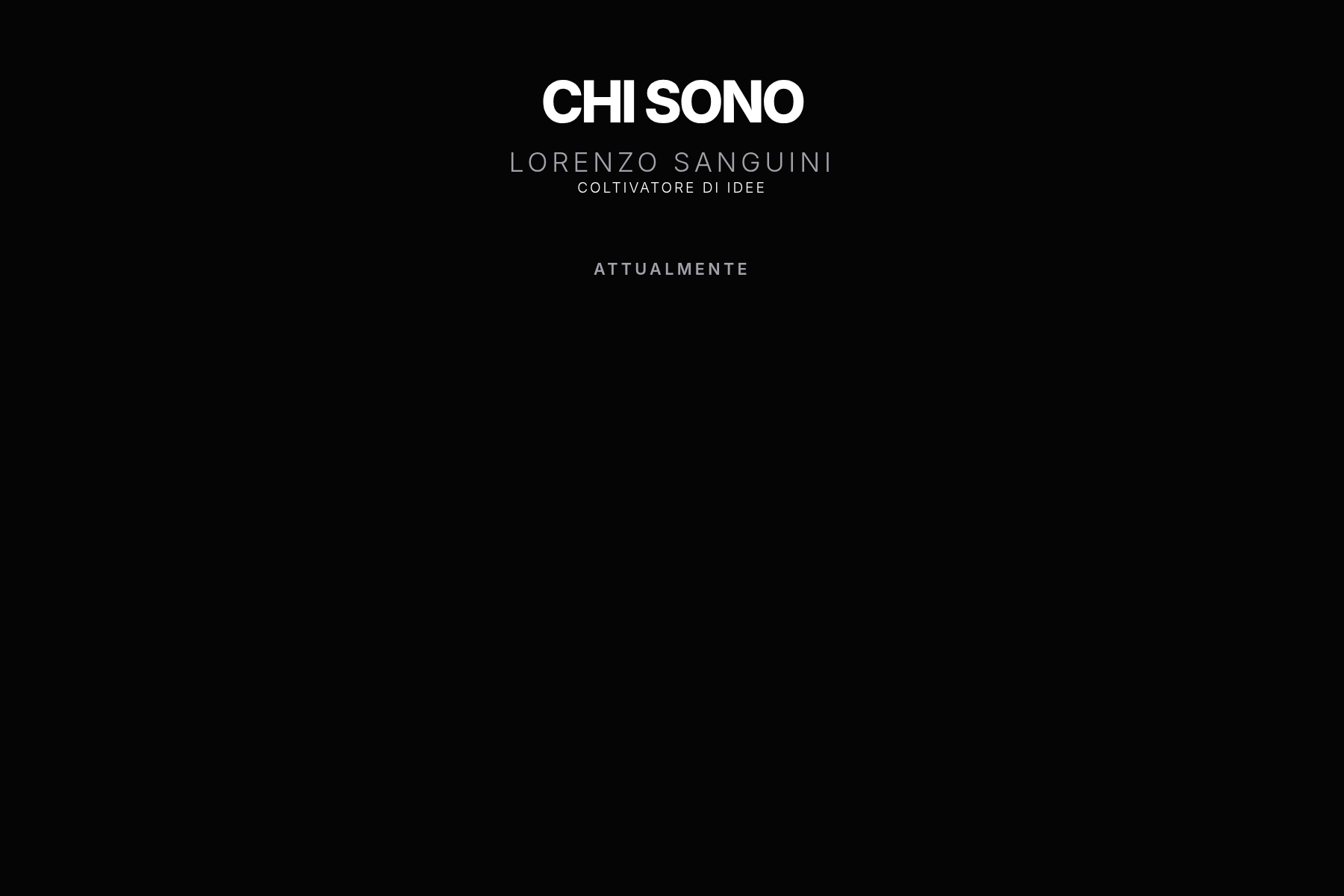 Anteprima del sito Lorenzo Sanguini Portfolio